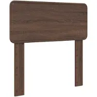 vidaXL Hoofdbord Bruin Eiken Bewerkt hout