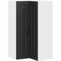 vidaXL Vaatwasserpaneel Kalmar Zwart 57 x 57 x 100 cm Bewerkt hout