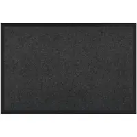 vidaXL Deurmat Antraciet 80 x 120 x 1.2 cm Teddy Stof