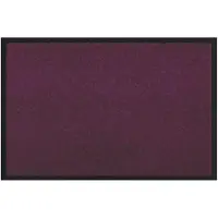 vidaXL Deurmat Bordeauxrood 60 x 40 x 1.2 cm Teddy Stof