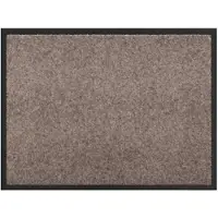 vidaXL Deurmat Beige 60 x 80 x 1.2 cm Teddy Stof