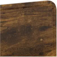 vidaXL Hoofdbord Rook Eiken Bewerkt hout