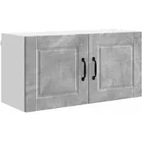 vidaXL Wandkast PORTO Beton Grijs 80 x 31 x 40 cm Bewerkt hout