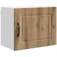 vidaXL Wandkast PORTO Artisan Eiken 50 x 31 x 40 cm Bewerkt hout