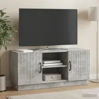 Prolenta Maison Exclusive - TV-kast, 102 x 34,5 x 47 cm, betonkleur, houtvezel