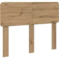 vidaXL Hoofdbord Artisan Eiken Bewerkt hout