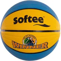 Softee Winner basketbal - geel/blauw