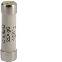 Hager Cilindrische Zekering 25A 8.5x32mm 400V AC - L8532C25 [10 Stuks]