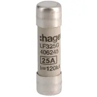 Hager Industriële Cilindrische Zekering 25A 500V 10x38mm - LF325G [10 Stuks]