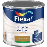 Flexa - Strak In De Lak Binnenlak Mat - Tuscan Gold - Mengverf - 500 Ml