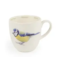 Cj Wildlife Mok Pimpelmees | Vivara | Servies | Partner van Vogelbescherming Nederland | Beker met illustratie van Elwin van der Kolk | Kopje voor koffie of thee
