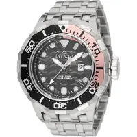 Invicta Pro Diver 48515 Heren Horloge - Quartz Uurwerk - Roestvrij Staal met zwarte Wijzerplaat - 52mm