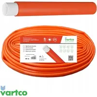 Vartco 2-lagige afvoerslang tuinslang voor dompelpompen | UV-bestendig Afleverslang Flexi slang (2" 50mm 10m)