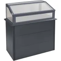 Westmann Primus plus m verhoogde kweekkas 100x50x113 cm antraciet