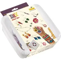 Hama Mini Pegboards In Bucket Jewelry (385404) Craft Kit Beige