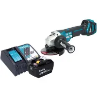 Makita DGA 517 Z Accu haakse slijper 18 V 125 mm borstelloos solo - zonder accu, zonder lader