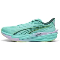 Puma Deviate NITRO 4 HYROX hardloopschoenen Groen Geel AW26, Maat 42,5 - EUR