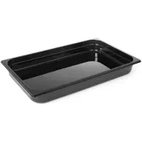 Super Merchant Gastronorm container – polycarbonaat – 14L – zwart – 530x325x100 mm