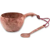 Kupilka Classic drinking vessel + spoon, cranberry