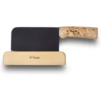 Roselli Chinese Chef Knife R730 Carbon Steel, Curly Birch, Chinees koksmes, 15.5 cm