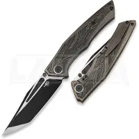 Bestech Togatta - Blackwash + Satin - Titanium + G10 vouwmes