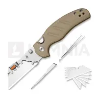 Kizer Cutlery C01C Uti 2 vouwmes, Brown G-10 & Bead Blast