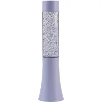 Itotal - Flared Glitter Lamp - Pastel Purple - 33.5 cm