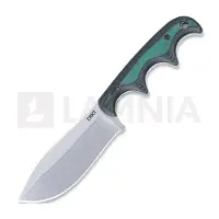 CRKT Minimalist Nessmuk 2376 Stonewashed D2, Green Black Micarta, nekmes, Alan Folts design