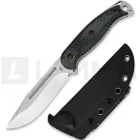 Kizer Cutlery Ursa Major 1082A3, Satin Nitro-V, Black Micarta, vaststaand mes, Maksim Epifantsev design