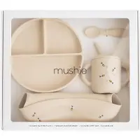 Mushie - Silicone Feeding Toddler Set - Bees - Multi