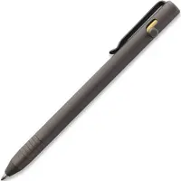 Big Idea Design Slim Bolt Action Pen SBA-SW Stonewashed Titanium, everyday carry pen