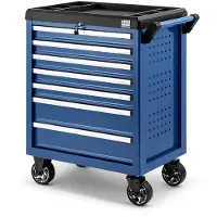HBM gevulde gereedschapswagen 154-delig blauw