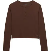 Superdry Shirt 'Athletic Essential' donkerbruin