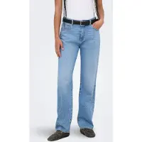 ONLY Onlkansas Mid Waist Mom Fit Enkel Lengte Jeans Dames Blauw 27/32