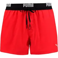 Puma Zwemshorts rood / zwart / wit