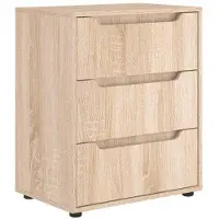 vidaXL Dressoir VISNES 60x40x73 cm spaanplaat sonoma eikenkleurig