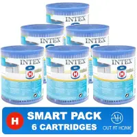 Intex SMART PACK, 6 stuks filterpatronen, type H