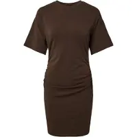 Pieces Pcalli Midi-jurk Dames Bruin L