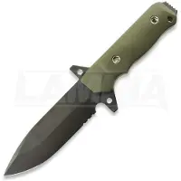 1881 Knifeworks AIO-2 mes, OD Green G-10