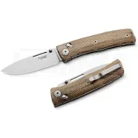 Lionsteel NiNi - Full Scale - Natural Canvas Micarta vouwmes