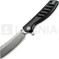 Artisan Cutlery Tomahawk Framelock Damascus Small vouwmes, zwart