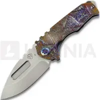 Medford Genesis T S45VN Tumbled DP vouwmes, Flamed & Blue "Stained Glass"