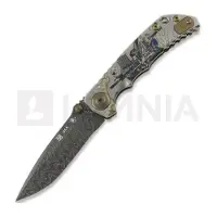 Spartan Blades Harsey Folder Damascus Long Gunner Edition vouwmes