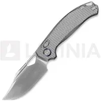 Kunwu Knives Django XL - Satin - Titanium vouwmes, Diamond Texture