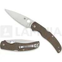 Spyderco Native Chief Brown Canvas Micarta CPM CRU-WEAR vouwmes