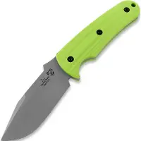 Puppy K&T Mini Tactical Puppy mes, Green handle, Plain edge