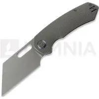 Kunwu Knives Primo - Stonewashed - Titanium vouwmes, Raindrop Texture