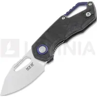 MKM Knives Isonzo M390 Clip Point vouwmes, marble carbon fiber