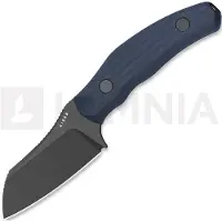 Kizer Cutlery Bulldog Fix 1116A1 Graywashed 14C28N, Dark Blue G10, vaststaand mes, O.SHO design