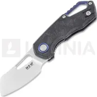 MKM Knives Isonzo M390 Cleaver vouwmes, marble carbon fiber